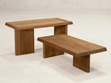 X + L 08 - Low rectangular teak coffee table by Phantom Hands - view 2